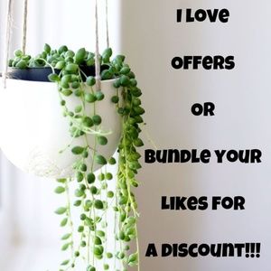 Offers Welcome or Bundle your likes for a discount